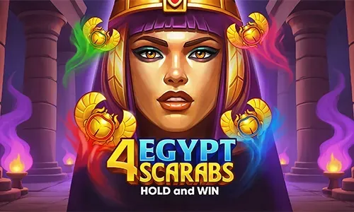 4 Egypt Scarabs: Hold and Win