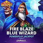 Fire Blaze: Blue Wizard™ Powerplay Jackpot